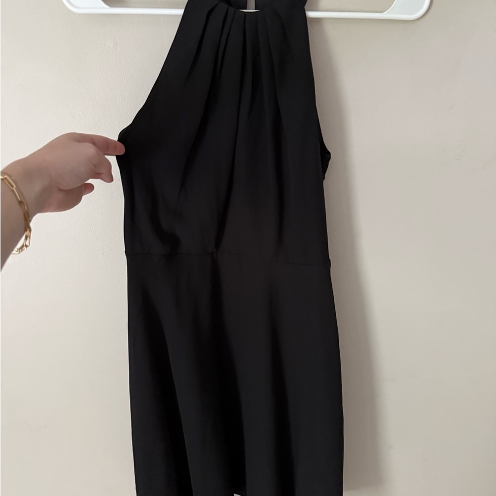 Express Black Halter Sheath Mini Dress
